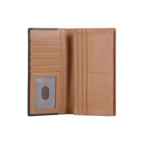 Cartera de Cuero Genuino para Hombre, Cartera Larga de Cuero para Hombre y Mujer, Monedero Largo de Cuero con Tarjetero y Correa - Product Image 3