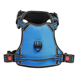 Pettorina Riflettente Regolabile per Cani di Taglia Grande con Guinzaglio da 1,5 m, Anelli Metallici e Fibbie, Gilet Anti-Trazione per Cani con Maniglia da 1,5 m - Product Image 3