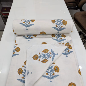 Cotton Soft Printed Dohar Cotton Queen Size Dohar <b>Quilts</b> Traditional Rajasthani Eco-friendly Dohar All-Season Adult Use Home - Product Image 1
