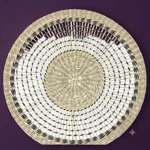 Set de table rond de style bohème, tissé en jute personnalisé, pour fête, mariage, cuisine, table à manger, provenance d'Inde - Product Image 5