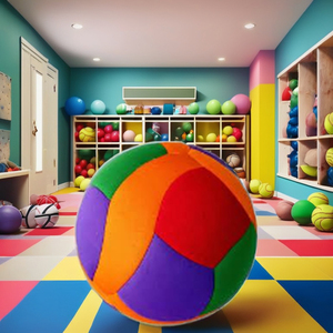 Tốt nhất chất lượng cao mềm bouncy Kích thước 4 bóng mềm cho trẻ em 'chơi indioor mà không có âm thanh - Product Image 2