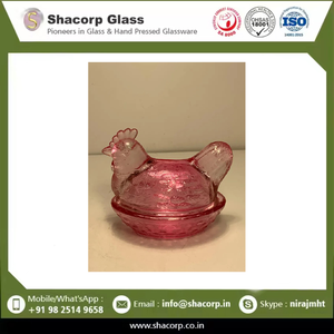 Recipiente Decorativo de Cristal Estilo Vintage con Forma de Gallina para Dulces, para Decoración del Hogar y de Pascua - Product Image 6
