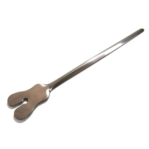 Venta al por mayor: Instrumentos quirúrgicos de diagnóstico: Director dental ranurado con punta de sonda y ligadura lingual de 14 cm, Sondas Doyen para director. - Product Image 4
