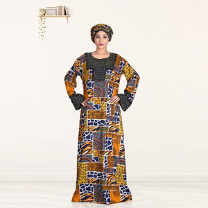 Vestido Kaftan de Rayón para Mujer con Adornos de Diamantes, Manga Larga, Ropa Islámica Modesta, Elegante, Estilo Oriente Medio, Eid, ODM, Maxi Vestido - Product Image 2