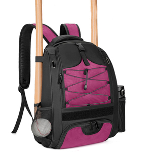 Sport Baseball Backpack Wholesale Custom Oem Baseball Backpack Lightweight Softball Bag With <b>Shoes</b> Compartment For Youth Boys - Product Image 1