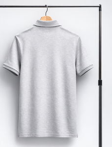 Camiseta Polo Personalizada al por Mayor para Hombre - Camiseta Polo de Algodón con Gráfico Divertido de Gato en la Playa, Manga Corta, Informal, para Verano - Product Image 3