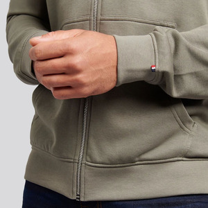 Wholesale Plain Blank Cotton Zipper <b>Hoodies</b> for Men Modern Street Fashion Long Sleeve Zipper <b>Hoodies</b> for Streetwear - Product Image 4