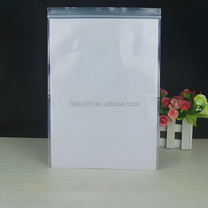 Bolsa de comida autosellable de PE de fábrica con cierre de cremallera, bolsas de plástico transparentes, segura, no tóxica, impermeable, a prueba de polvo, bolsa de sellado personalizada - Product Image 2