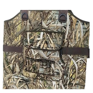 Pantalon de chasse imperméable et résistant aux rayures avec bottes intégrées, salopette de chasse camouflage pour homme, vêtements d'extérieur - Product Image 6