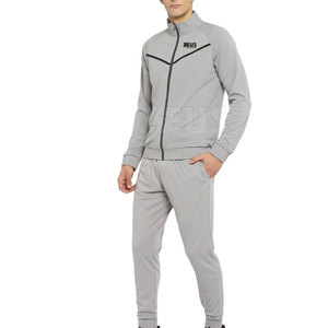 Low Moq High Quality Men's Training Gym Sports <b>Tracksuits</b> Custom Logo Design <b>Plain</b> Sports <b>Tracksuits</b> For Men - Product Image 2