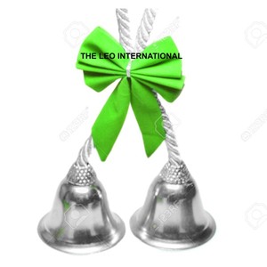Christmas Bells Brass Golden Shiny Finish with <b>Red</b> Color <b>Ribbon</b> Jingle Bells Hanging Ornaments Tree Decoration Christmas Season - Product Image 4