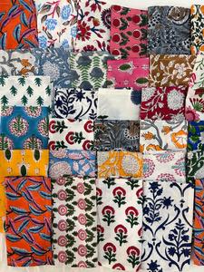 Lot de serviettes vintage à motifs floraux imprimés, en coton assorti, pour décoration de table de mariage, pour la cuisine, vente en gros disponible - Product Image 3