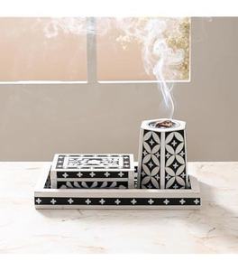 Quemador de Incienso Aromático de Madera de Sándalo Estilo Dubái, Color Diamante, para Decoración del Hogar y Fiestas, Cuadrado Dorado, Eléctrico, Bakhoor, Alta Demanda - Product Image 5