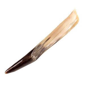 Chausse-pied en corne de buffle fait main, design incurvé, finition lisse, durable, accessoire élégant et raffiné pour chaussures - Product Image 4