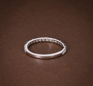 แหวนหมั้นเพชรทรงกลมเจียระไนแบบวินเทจ เงินแท้ 925 ได้รับการรับรองจาก IGI เหมาะสำหรับเป็นของขวัญแต่งงานและวันครบรอบ - Product Image 5