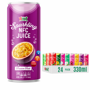 Boisson de jus de passion pétillante de marque privée 330ml Meilleur prix Extensions de cils carbonatés OEM/ODM d'usine du Vietnam - Product Image 1