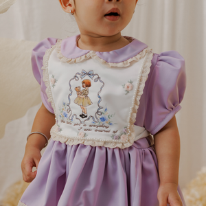 เดรสผ้าร่มสำหรับเด็กผ้าร่มปักลายด้วยลูกปัด100% หลายสีคอลเลกชั่นใหม่ดีไซน์ไม่เหมือนใครยาวเท่าเข่า-ลิซ่า - Product Image 4