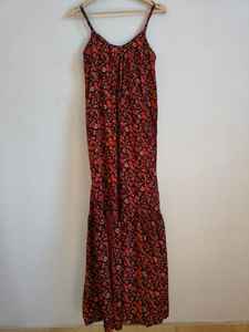 ชุดเดรสยาวผ้าไหมทำมือสำหรับผู้หญิง คอวี แขนกุด สไตล์โบฮีเมียน ยั่งยืน ใช้ได้ในช่วงฤดูร้อน เหมาะสำหรับงานเฉลิมฉลองวันหยุด - Product Image 6