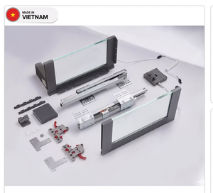 เฟอร์นิเจอร์ครัว Aodeli โมเดิร์น ไฟ LED ตู้ลิ้นชักแบบเต็มความลึก ปิดแบบนุ่มนวล กระจกบาง โลหะ สำหรับลิ้นชัก ผลิตในเวียดนาม สำหรับห้องรับประทานอาหาร - Product Image 2