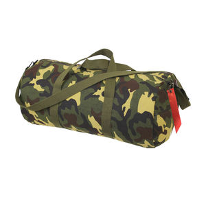 Bolsa de Lona de Camuflaje, Bolsas Deportivas Cilíndricas, Logotipo Personalizado, Bolsa de Viaje Tipo Tote - Product Image 1