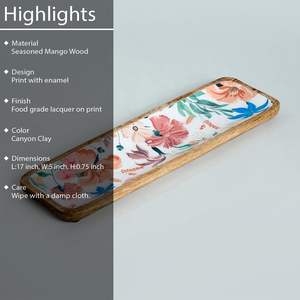 Plateau de service élégant et moderne au design exclusif, disponible pour les restaurants, plateau de service pour fruits pour les hôtels et les cafés - Product Image 4