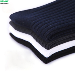 Naimat Men's Crew <b>Socks</b> 100% Cotton Knitted Solid Black Breathable Daily Wear Autumn Standard <b>Thickness</b> Two Seasons Wear - Product Image 6