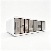 Maison Modulaire, Villa de Vacances, Kit de Petite Cabane en Bois, Maison Capsule Apple Pod, Conteneurs Modulaires d'Espace Commercial, Modules de Maison