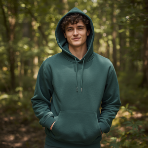 Sweat-shirt à capuche matelassé et doublé, style militaire, en coton et nylon, avec personnalisation OEM ODM - Product Image 6