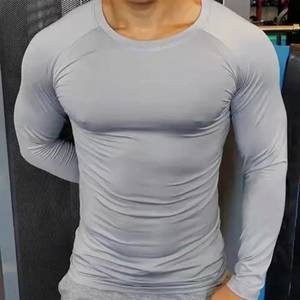 Ropa Deportiva al por Mayor, Camiseta Deportiva Personalizada para Gimnasio, Poliéster 3% Spandex, Secado Rápido, Ajuste Muscular, Transpirable, para Hombre - Product Image 6