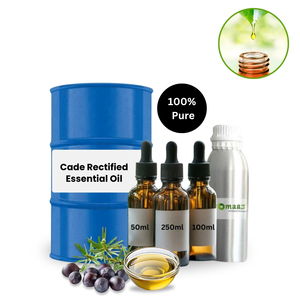 Meilleur prix de gros pour l'huile essentielle de Cade rectifiée biologique 100% pure pressée à froid, fournisseur en vrac avec effet blanchissant - Product Image 3