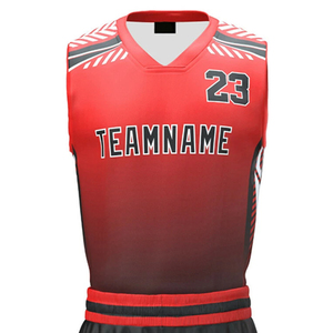 Uniforme de Baloncesto Deportivo en Oferta, 100% Poliéster, Secado Rápido, Transpirable, para Adultos, Personalizado con Impresión, Tallas Grandes - Product Image 2