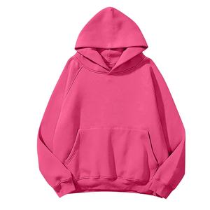 Vente en gros Pull surdimensionné brodé sur mesure Sweatshirts pour femmes Impression bouffante Col ras du cou en coton gaufré surdimensionné - Product Image 3