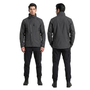Chaqueta Softshell de Invierno para Hombre, con Capucha, Cálida, Impermeable (10.000 mm), Transpirable, Antidesgarro, Anti-UV, de Secado Rápido, Más Vendida - Product Image 2