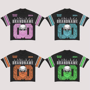 Camiseta Vintage de Alta Calidad para Hombre, Estilo Clásico, Transpirable, con Estampado, Talla Grande - Product Image 1