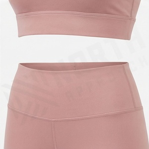 Ensemble de yoga deux pièces pour femmes, extensible dans quatre directions, élégant, nouveau, vêtements de sport, vêtements de fitness, vêtements d'exercice - Product Image 5