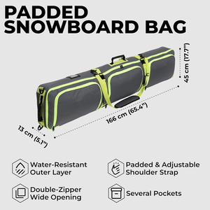 Sac de transport et de rangement pour snowboard à roulettes, personnalisable, étanche, pour l'extérieur et les voyages, vente en gros - Product Image 3