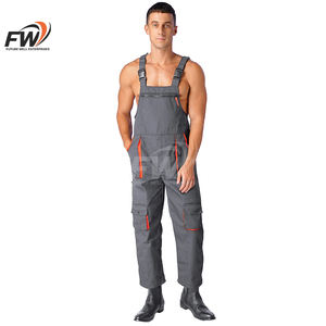 Overol de Trabajo para Hombre, Estilo Moderno y Popular, de Alta Calidad, con Múltiples Bolsillos, Transpirable, de Algodón, Duradero - Product Image 2