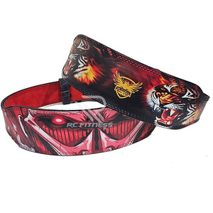 Cinturón de Cuero para Levantamiento de Pesas, Cinturón de Entrenamiento de Alta Resistencia para Gimnasio, para Ejercicios de Fuerza, Sentadillas, Peso Muerto y Entrenamiento Físico - Product Image 6
