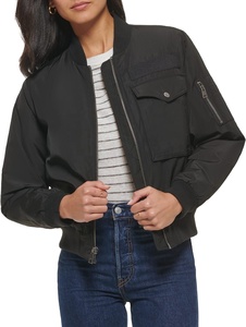 Hot Selling <b>Men's</b> High Street Canvas Utility <b>Flight</b> Bomber <b>Jacket</b> Outerwear Long Sleeve Zipper Windproof 2026 - Product Image 4