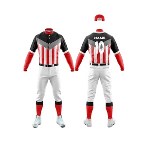 Uniforme de baseball respirant pour homme 2026 de haute qualité, 100 % polyester, avec logo et style personnalisés, imprimé par sublimation - Product Image 6