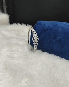 Marquise Cut Flower Cluster <b>Charm</b> American Diamond <b>Bracelet</b> For Women Party Wear Fashion Jewelry <b>Silver</b> Plated <b>Bracelet</b> Supplier - Product Image 2