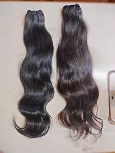 Unprocessed Premium Quality Indian Raw Human Hair Weft Extensions <b>Clip</b>-In Hair Bundles with Waves & Curls Styles on Sale - Product Image 6