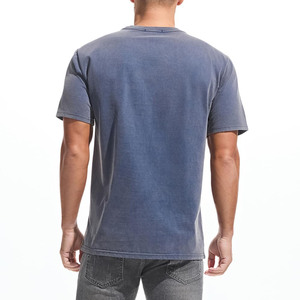 เสื้อยืดพรีเมียมขายส่งสำหรับผู้ชาย ผ้าฝ้าย 100% ทรงเข้ารูป พร้อมโลโก้สั่งทำ พิมพ์ลายดิจิตอล เสื้อยืดผู้ชาย - Product Image 6