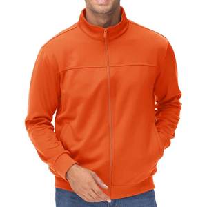 Chaqueta deportiva para hombre con servicio OEM, cremallera frontal, mangas largas, cuello alto y bolsillos frontales profundos. - Product Image 4