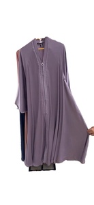 ชุดบุรก้าดีไซน์ใหม่ สวยงาม โดดเด่น แบบเปิดด้านหน้า พร้อมสายโซ่ ชุดบุรก้ามุสลิม อิสลามิก อบายะ ยาวคลุมเท้า สำหรับงานปาร์ตี้และงานกลางคืน - Product Image 2