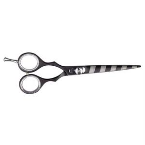 Ciseaux de coiffure professionnels en acier inoxydable 440C, lame tranchante, manche moyen, pour droitiers, usage en salon, légers, réutilisables - Product Image 2