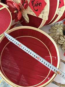 Cesta y Bandeja de Bambú Hechas a Mano de Nuevo Diseño, Caja de Almacenamiento de Alimentos y Té de Varias Capas para Uso en Hoteles y Hogares, Embalaje para Regalo - Product Image 4