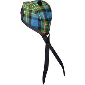 Gorro Tradicional Escocés Negro Glengarry con Tartán Ferguson para Kilt, Accesorios para Gaitas de Fúqueta - Product Image 4