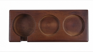 Support à verres en bois de qualité supérieure, élégant et raffiné, idéal pour la présentation sur comptoir, table ou en cuisine - Product Image 3