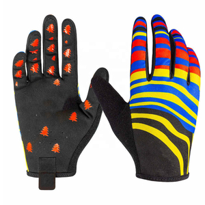 Guantes de Motocross con Absorción de Impactos, Protección de Nudillos Reforzada, Cuero Sintético, Par de Guantes para Motocross - Product Image 4